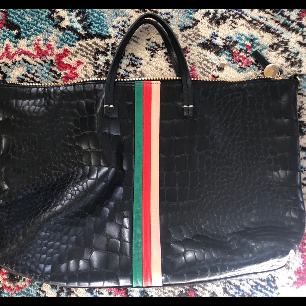 Gorgeous Clare V croc attaché NWOT.